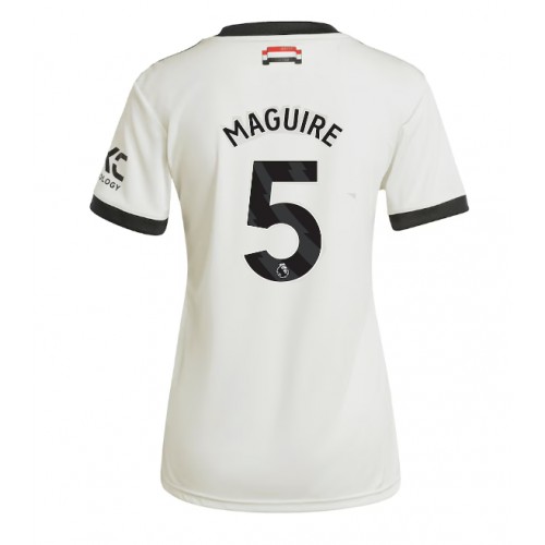 Fotbalové Dres Manchester United Harry Maguire #5 Dámské Alternativní 2024-25 Krátký Rukáv